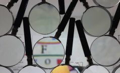Many magnifying glasses