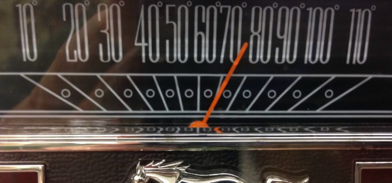 Ford Mustang speedometer