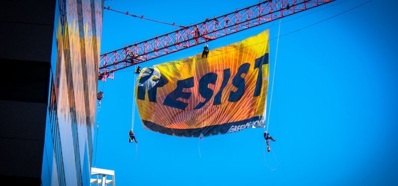 Resist banner