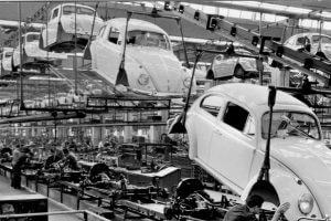 VW Beetle assembly line