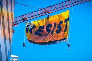 Resist banner