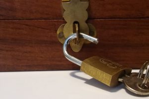 Unlocked padlock