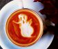 Ghost latte art